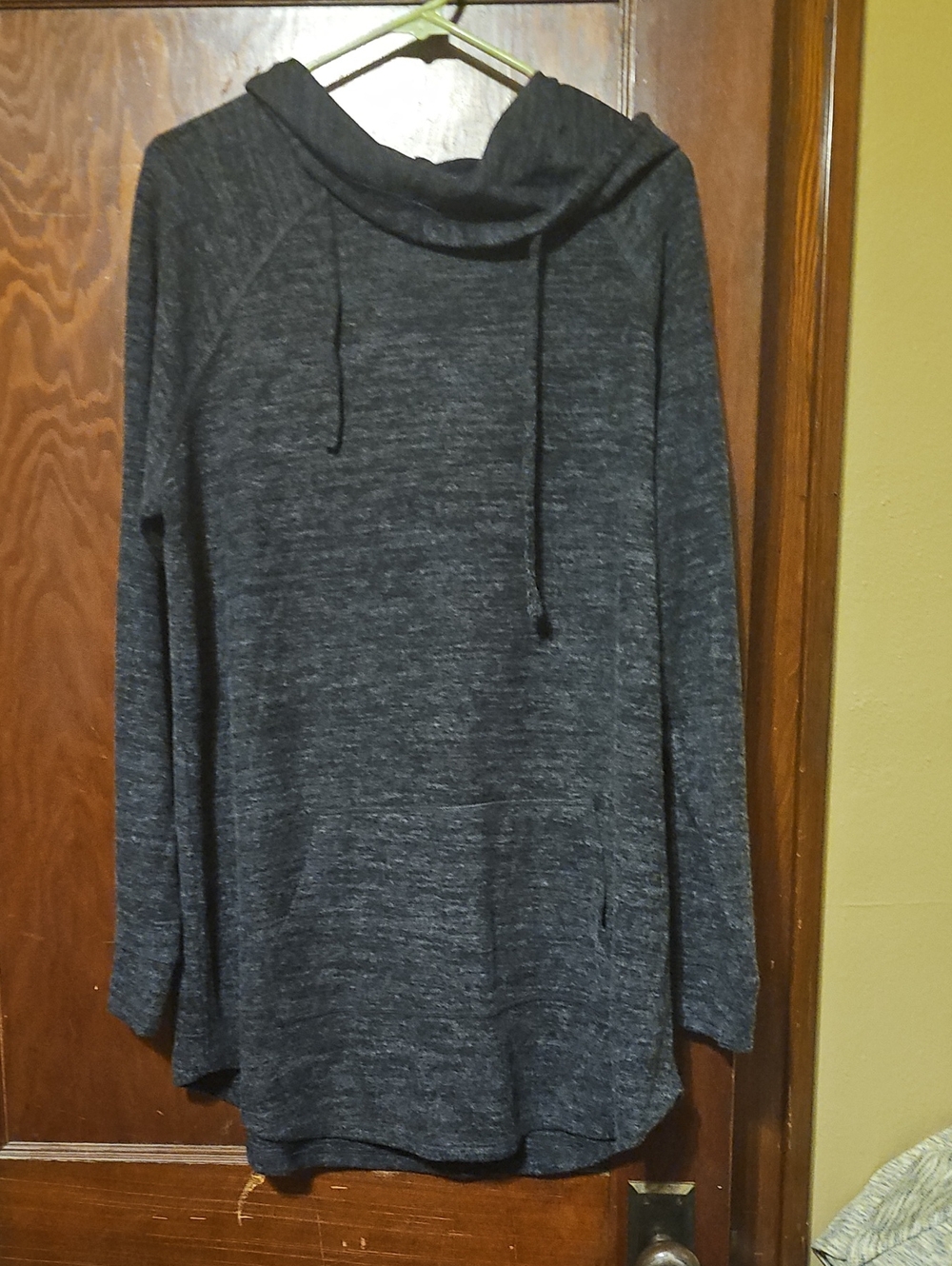 torrid Dark Heather Gray Cowl Neck Pullover Sweater